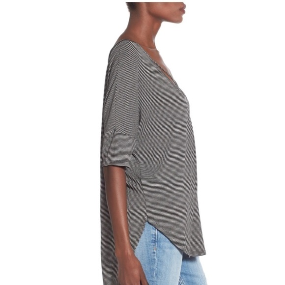 NWT | Lush | Cross Front Oversize Tee | XS - Picture 6 of 9